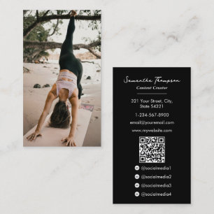 Gezondheid Wellness Blogger Content Creator Volled Visitekaartje