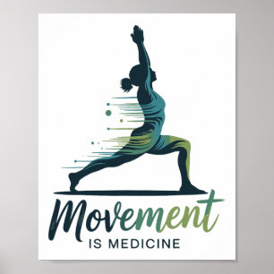 Gezondheid Yoga Oefening Revalidatie Sportgeneesku Poster