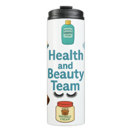 Gezondheids- en schoonheidsmedewerkers thermosbeker