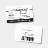 Gezondheidsberoeps Badge (Front & Back)