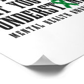 Gezondheidsbewustzijn oordeelt niet over wat je ni poster (Hoek)