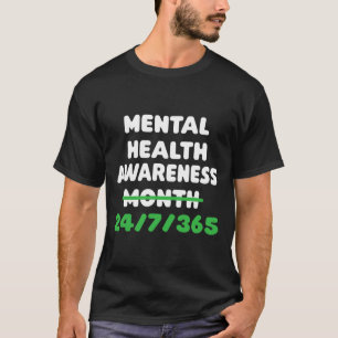 Gezondheidsbewustzijn voor zelfmoordpreventie t-shirt