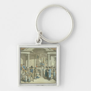 Gezondheidsgemeenschap in de fontein Karlsbader Sleutelhanger