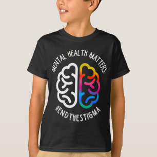 Gezondheidskwesties beëindigen stigma t-shirt