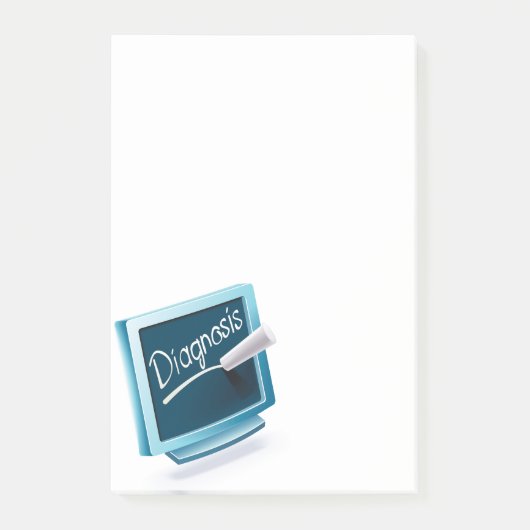 Gezondheidsmedisch ontwerp post-it® notes (Voorkant)