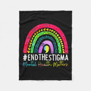 Gezondheidsproblemen Einde van het Stigma Rainbow  Fleece Deken