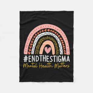 Gezondheidsproblemen Einde van het Stigma Rainbow Fleece Deken