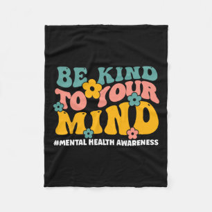Gezondheidsproblemen Eindigen het stigma Mental He Fleece Deken