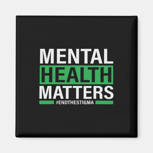 Gezondheidsproblemen Eindigen het stigma Mental He Magneet (Voorkant)