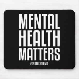 Gezondheidsproblemen Eindigen het stigma Mental He Muismat