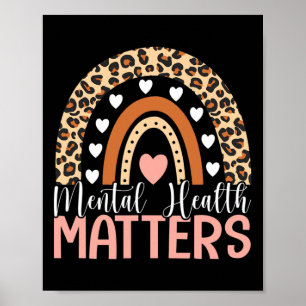Gezondheidsproblemen Leopard Print Boho Rainbow Aw