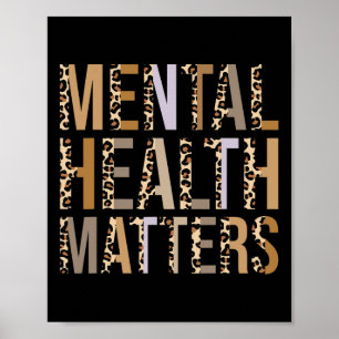 Gezondheidsproblemen Leopard Print Mental Awarenes