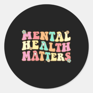 gezondheidsproblemen Mannen voor de bewustwording Ronde Sticker