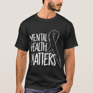 Gezondheidsproblemen Ontwerp Zelfmoord voor Bewust T-shirt