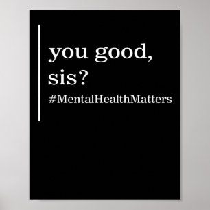 Gezondheidsproblemen u goede SIS positieve vrouwen Poster