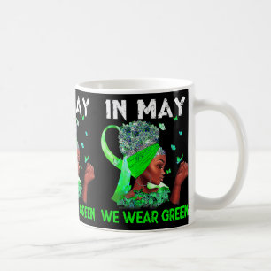 Gezondheidsproblemen We Draag Green Mental Health Koffiemok