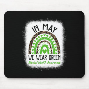 Gezondheidsproblemen We Draag Green Mental Health Muismat