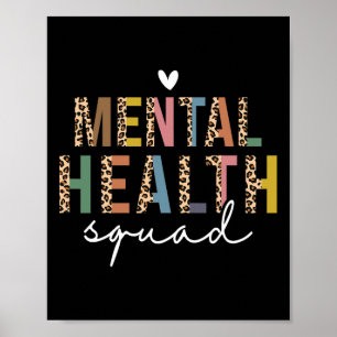 Gezondheidsteam beëindigt het stigma van geestelij poster