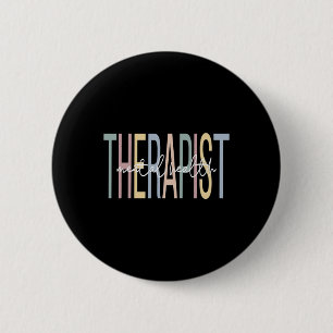 Gezondheidstherapeut Boho Mental Health Therapy Ronde Button 5,7 Cm