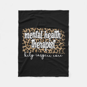 Gezondheidstherapeut Mental Health Therapy Fleece Deken