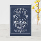 Gezondheidswerkers Bedankt voor uw waardering Kaart (Gele Bloem)