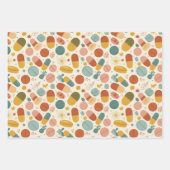 Gezondheidszorg & Apotheek Boho Earth Tone Capsule Inpakpapier Vel (Voorkant 3)