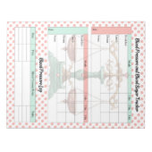 gezondheidszorg bloedsuiker en bloeddruk notitieblok (Voorkant)