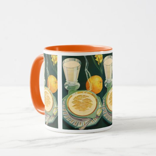 gezondheidszorg, dranken, gezonde ontbijten mok (Voorkant links)