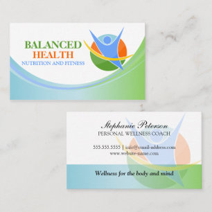 Gezondheidszorg en Wellness Coach Visitekaartje
