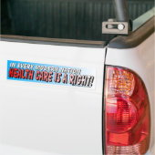 Gezondheidszorg is een juiste Bumpersticker (Op Truck)