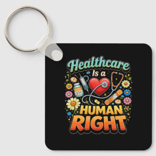 Gezondheidszorg is een mensenrecht sleutelhanger