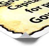 Gezondheidszorg is geen recht! poster (Hoek)