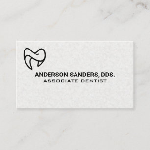 Gezondheidszorg Tand Logo Visitekaartje