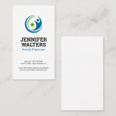 gezondheidszorg | Visitekaartje van de arts (Voorkant / Achterkant)