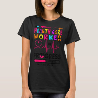 Gezondheidszorgwerkers in wording Toekomstige verp T-shirt