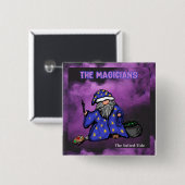 Gezouten goochelaars gedijen Button (Voorkant /achterkant)