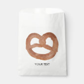 Gezouten zachte Pretzel aangepaste tekst Bedankzakje (Voorkant)