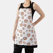 Gezouten Zachte Waterverf Pretzel Pattern Baker Schort (Insitu)