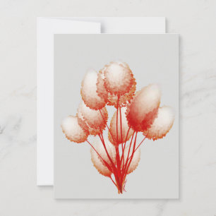 gezwollen bloemen briefkaart