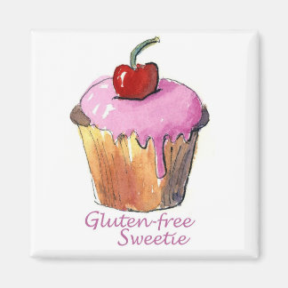 GF Cherry Cupcake Magnet