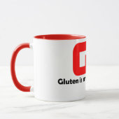 GF Coffee Mug - Dons sans gluten amusant (Gauche)