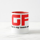 GF Coffee Mug - Dons sans gluten amusant (Centre)