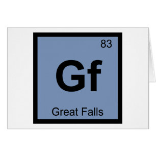 Gf - Great Falls Montana Chimie Tableau Périodique