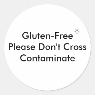 GF kruis besmetten Ronde Sticker