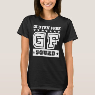 GF Squad Glutenvrije tarwe Bewustzijn van coeliaki T-shirt