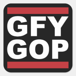 GFY GOP-Sticker Vierkante Sticker