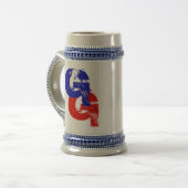 GG 22 oz Stein Bierpul (Voorkant links)