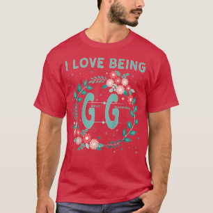 Gg I Love is Gigi Great Grandmoeder Gifts - C T-shirt