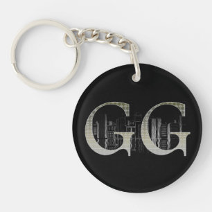 GG-Initialen Sleutelhanger