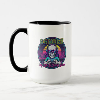 GG No Re Gamer Skull Mug